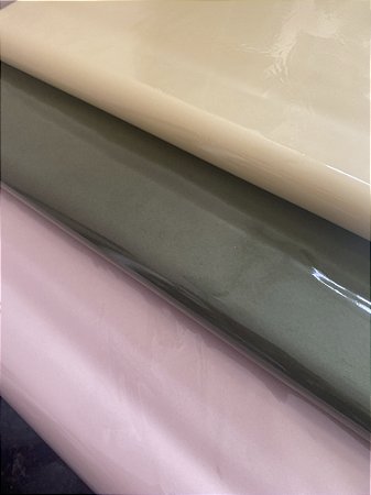 Amostra de papel de seda e super seda