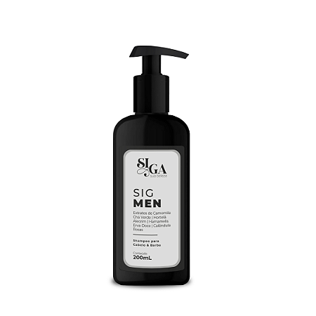 Shampoo Barba e Cabelo Siga sua Beleza 200ml