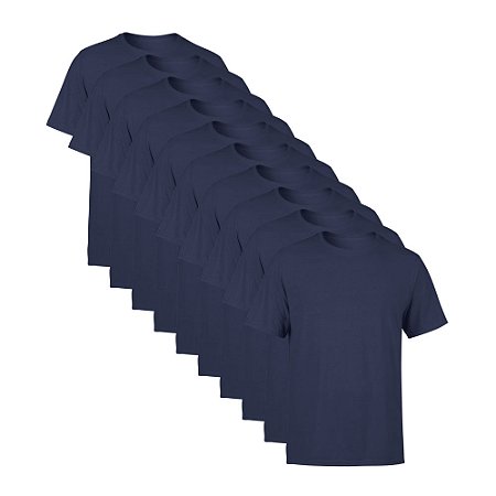 Kit 10 Camisetas SSB Brand Masculina Lisa Premium 100% Algodão