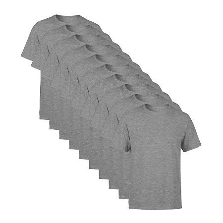 Kit 10 Camisetas SSB Brand Masculina Lisa Premium 100% Algodão