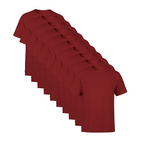 Kit 10 Camisetas SSB Brand Masculina Lisa Premium 100% Algodão