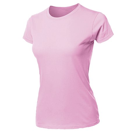 Blusas Feminina Camiseta Lisa Básica Algodão Camisa Baby Look