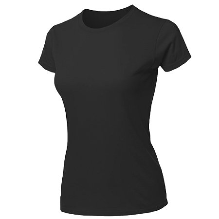 Blusas Feminina Camiseta Lisa Básica Algodão Camisa Baby Look