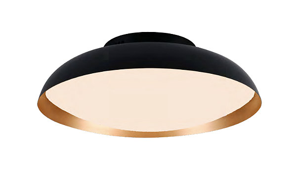 Plafon Bowl PRETO