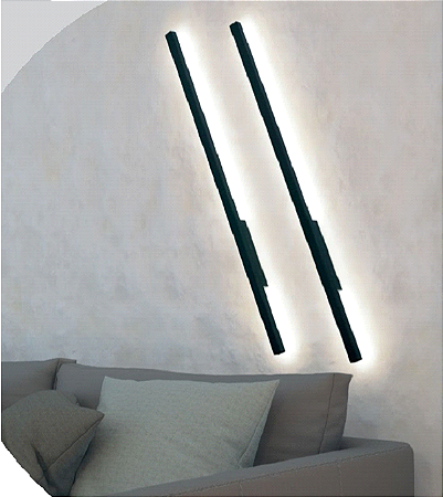 ARANDELA STYLE PRETO 3000K  13W 3000K BIVOLT IP20