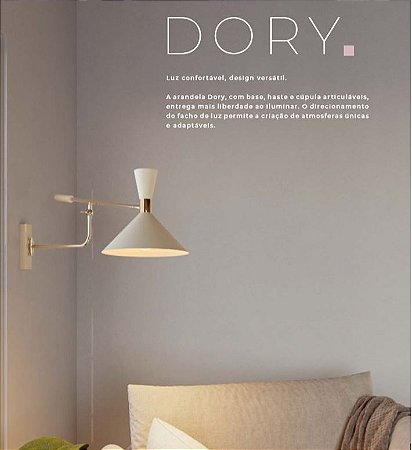 ARANDELA DORY 1XE27 DIAM 25CM