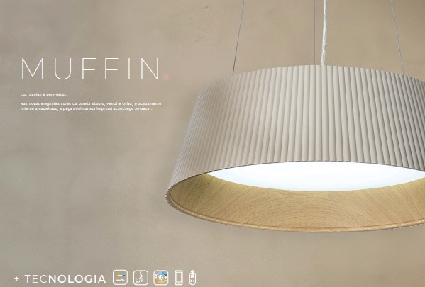 Pendente Muffin diam 45cm