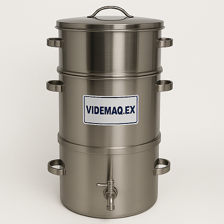 Panela de suco extratora 40kg frutas inox