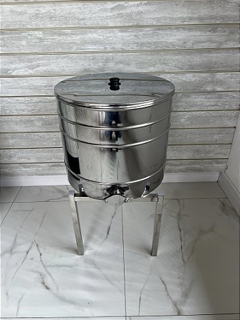 Decantador de mel inox Fundo conico