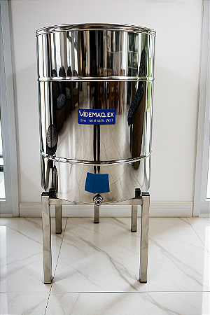 Tanque reservatório inox fundo cônico