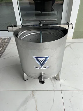 PRENSA 65L INOX 304 COM REGISTRO