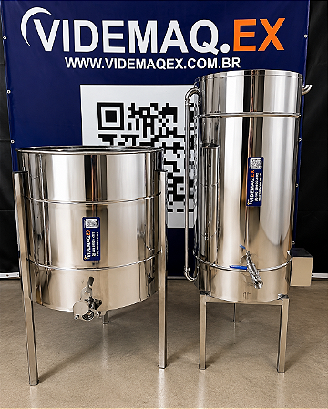 Kit 4 em 2. Centrifuga elétrica 32 quadros + Derretedor Decantador Descristalizador 3em1