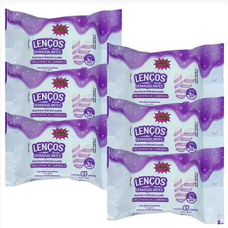 Lenço Umedecido Demaquilante Marshmallow Super Poderes