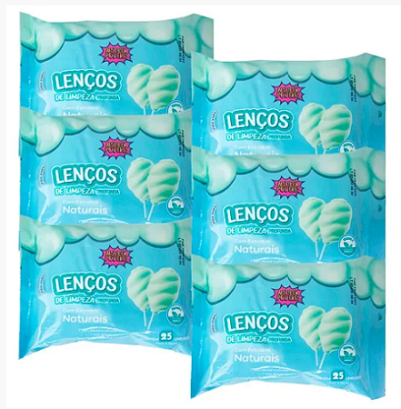 Lenço Umedecido de Limpeza Profunda Algodão Doce Super Poderes LDSP07