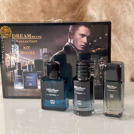 Kit 3 peças 70/100/154 Masculino - Dream Brand Collection 25ml