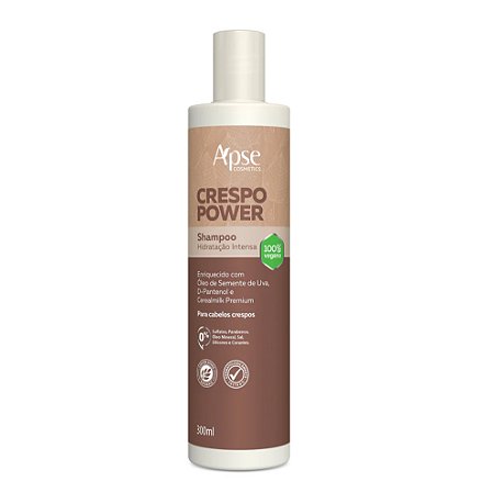 Shampoo Crespo Power Hidratação Intensa 300ml- Apse