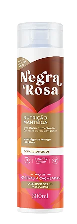 Condicionador Nutrição Manteiga Negra Rosa 300ml