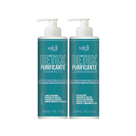 Kit Purificante Detox- Shampoo e Condicionador- Widi Care