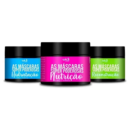kit cronogrma capilar super poderosas - wide care