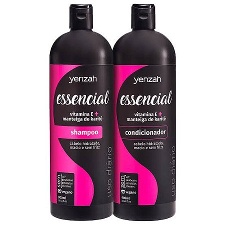 Shampoo e Condicionador Essencial Yenzah- 900ml cada