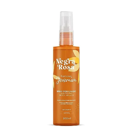 Body Splash Famoso Jasmim Negra Rosa 200ML