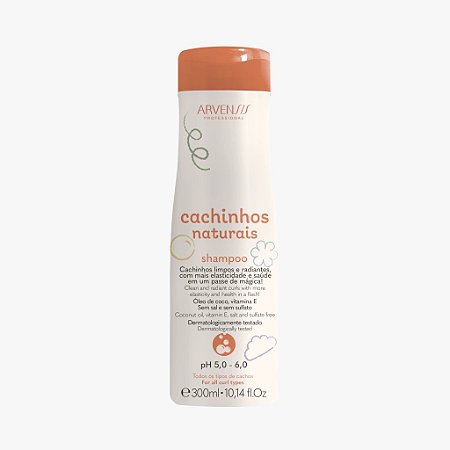 ARVENSIS SHAMPOO CACHINHOS NATURAIS SEM SULFATO (TODOS OS CACHOS) - 300ML