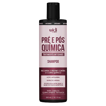 Shampoo Widi Care Pré e Pós Química 300ml