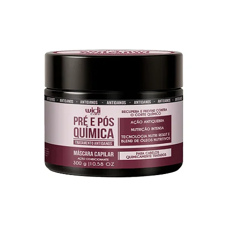 Máscara Widi Care Pré e Pós Química 300g