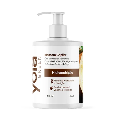 Máscara Hidronutrição Yola Green 300g