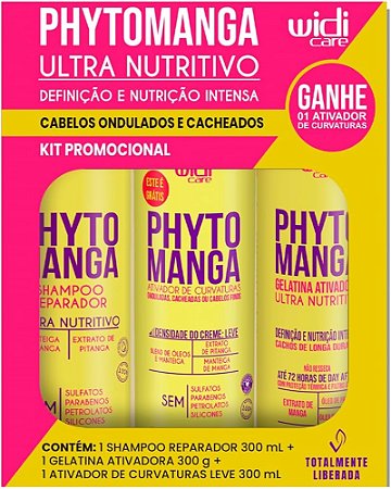 Kit Lavagem Widi Care PhytoManga 900ml