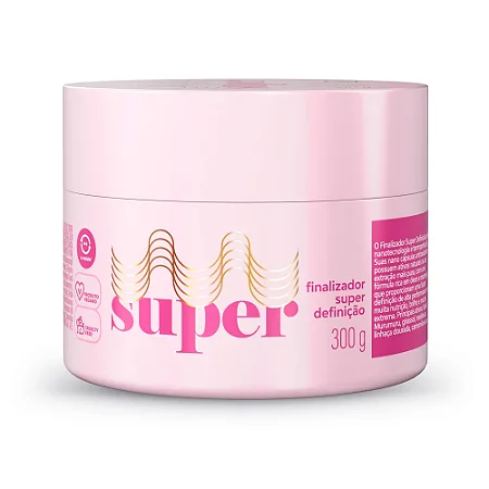 FINALIZADOR SUPER DEFINIÇÃO 300G - SUPER CACHEADA