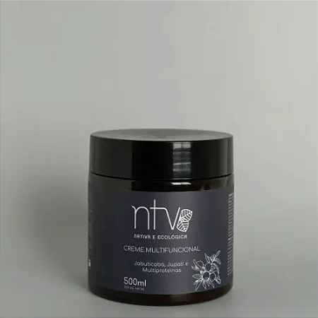 Creme Multifuncional Jabuticaba, Jupati e Multiproteínas 500ml | Força, Nutrição e Brilho para Todos os Cabelos