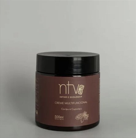 Creme Multifuncional Cacau e Cupuaçu 500ml | Hidratação e Definição para Cachos e Crespos