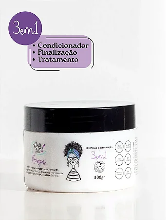 Máscara 3 em 1 Hey Afrodite 300g