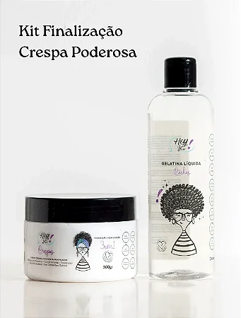 Kit Crespa Poderosa Máscara 3 em 1 e Gelatina