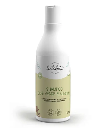 Shampoo Café Verde e Alecrim 500ml Para Transição