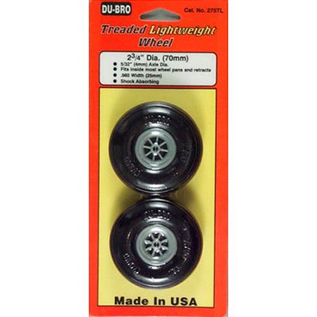 2-3/4 Dia Treaded Surf Wheel (1 Pair Per Card)(70mm)