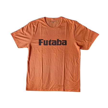 Camiseta Futaba malha 100% algodão fios30/1 tamanho M Laranja