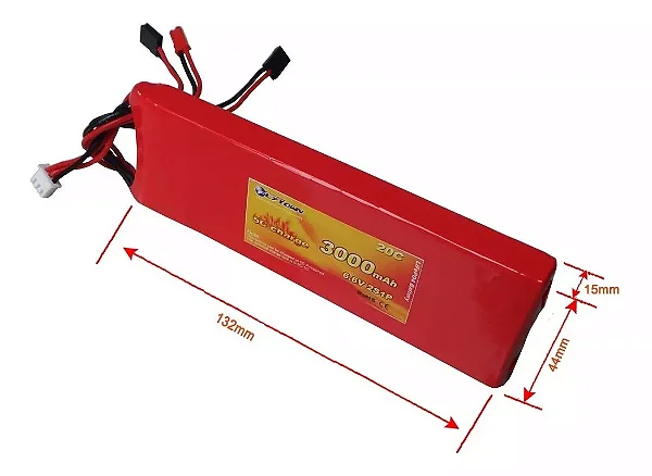 Life 3000mah 6.6v 20c Receptor Rx Aeromodelo Aviao