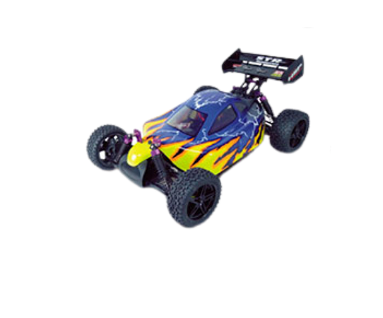 Buggy elétrico BRUSHED em escala 1/10 - Azul