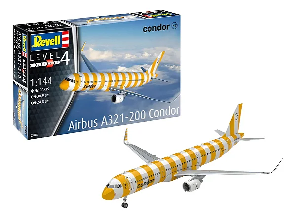 Kit De Modelo Airbus A321-200 Condor 1/144 Para Aeronaves Revell
