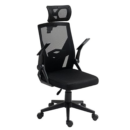 Cadeira Para Escritorio Giratória Tecido Em Mesh Brin7