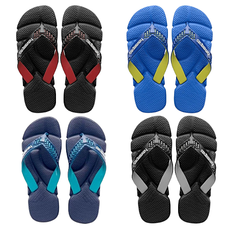 Chinelo Masculino Havaianas Power 2.0: Conforto e Desempenho Inigualáveis | Havaianas - Várias Cores - Do 38 ao 44