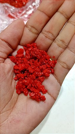 Chama de Oya Vermelho Vibrante para Oratórios