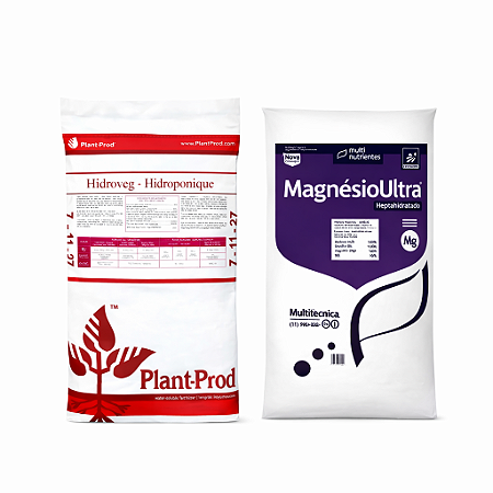 Adubo Kit Plant-Prod 7-11-27 + Sulfato de Magnésio | 1kg cada