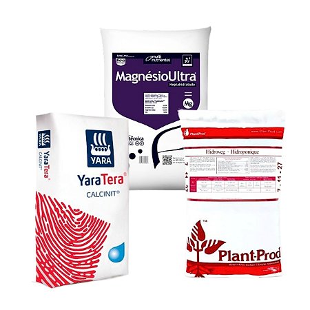 Kit Plant Prod 7-11-27 + Nitrato de Cálcio + Magnésio 1kg