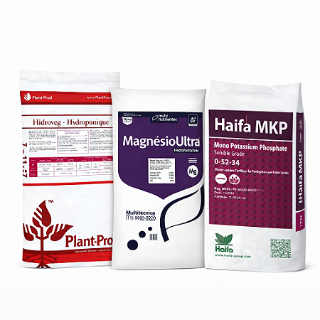Adubo Kit Plant-Prod 7-11-27 + Magnésio + MKP | 1kg cada