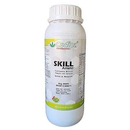 Fertilizante Mineral Skill Amino Codipa 1L Aminoácidos Essenciais