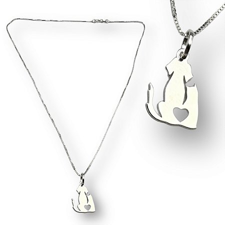 Pingente Prata 925 Amor Pets