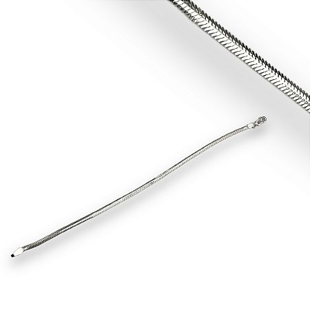 Pulseira Prata 925 Elo Lacraia 3mm